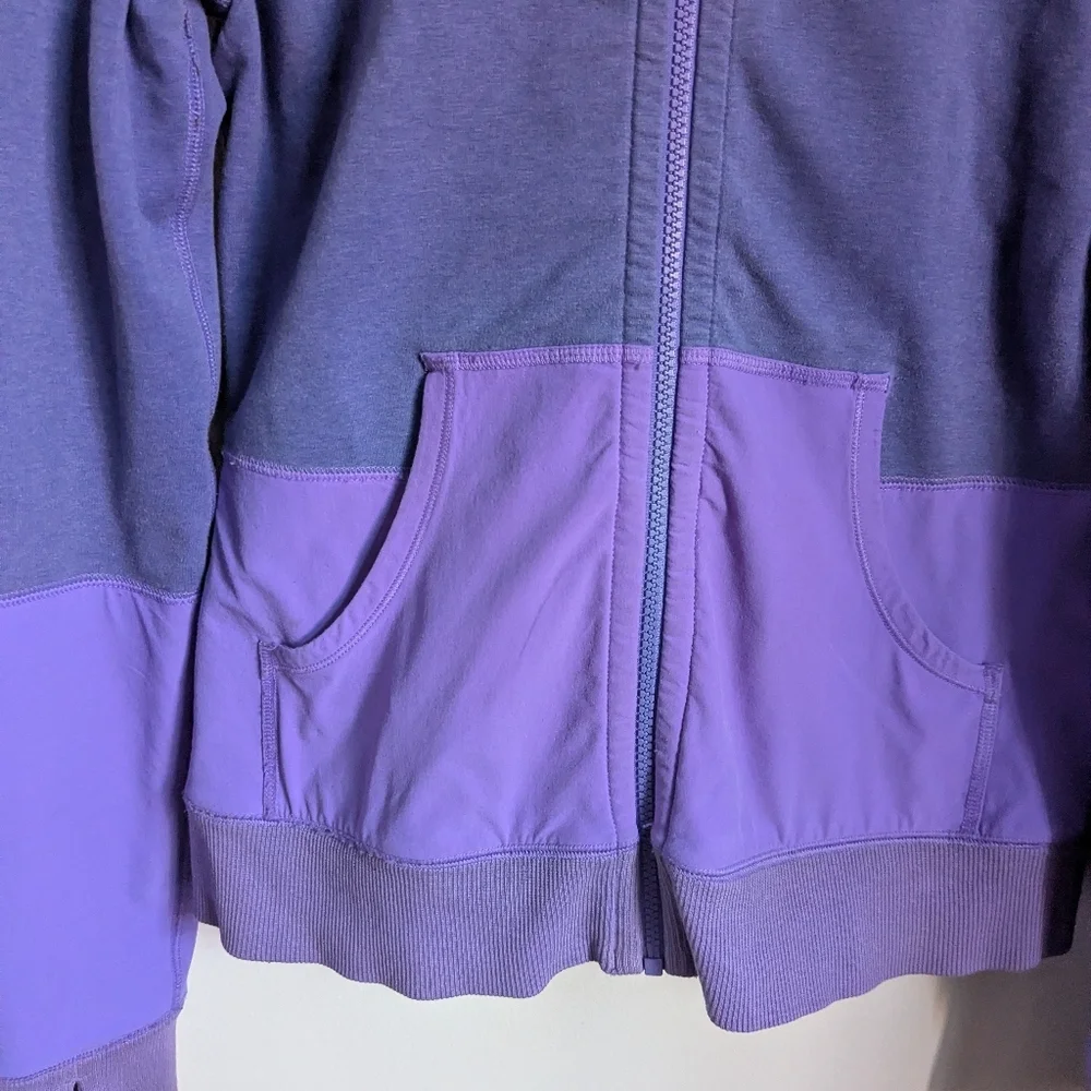LULULEMOn Purple Voyage Athletic Casual Athleisure Hoodie Sweater Size Medium - Picture 6 of 14